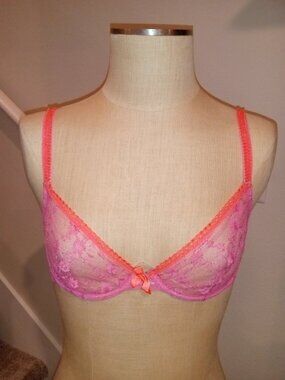 L'Agent by Agent Provocateur Pink Lace Bra